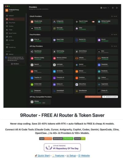 9Router v0.5.35: Solusi Rate Limit AI Coding