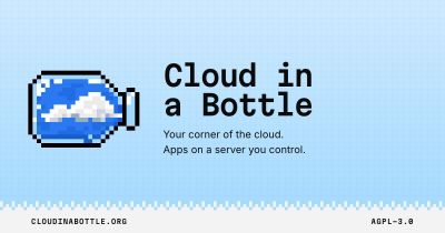 Cloud Bottle Self Hosting Sederhana Cloud In A Bottle