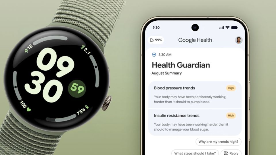 Health Guardian Pixel Watch: Cara Pakai Tren Tekanan Darah