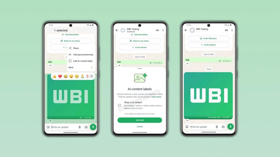 WhatsApp Kini Punya Label Konten AI di Saluran, Ini Cara Pakai dan Aturannya